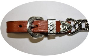 Pasek do wędzidła SHOW zdobione okucia