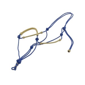 Halter RAWHIDE zdobiony  surową skórą 