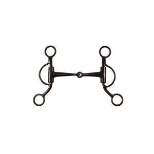 Wędzidło westernowe z krótkimi czankami BLACK