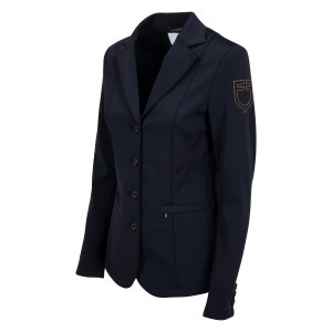 Frak konkursowy damski z wyszywanym logo Equestro 