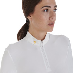 Bluzka damska LONG SLEEVED POLO SHIRT