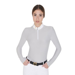 Bluzka damska LONG SLEEVED POLO SHIRT 