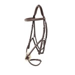 Ogłowie meksykańskie NOSEBAND AND SYNTHETIC SHEEPSKIN