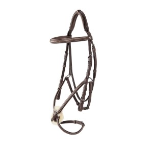 Ogłowie meksykańskie NOSEBAND AND SYNTHETIC SHEEPSKIN