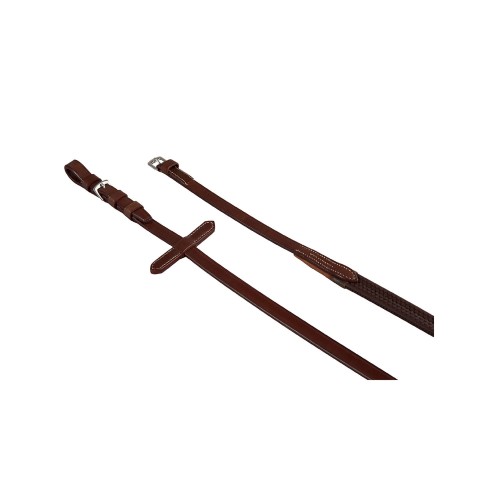 Wodze SKÓRZANO-GUMOWE Equestro  