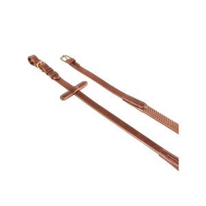 Wodze klasyczne GUMOWO-SKÓRZANE Equestro 