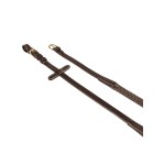 Wodze klasyczne GUMOWO-SKÓRZANE Equestro