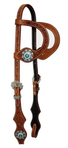 Ogłowie westernowe na dwa ucha