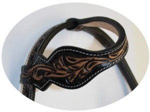 Ogłowie westernowe na dwa ucha