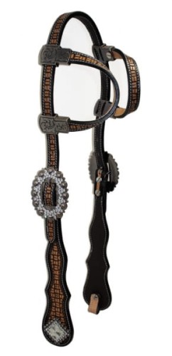 Ogłowie westernowe na dwa ucha