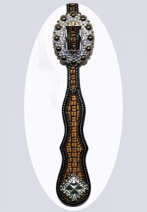 Ogłowie westernowe na dwa ucha