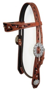 Ogłowie westernowe na dwa ucha