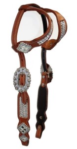 Ogłowie westernowe na dwa ucha