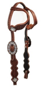 Ogłowie westernowe na dwa ucha