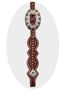 Ogłowie westernowe na dwa ucha