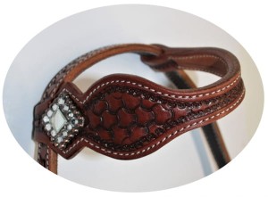 Ogłowie westernowe na dwa ucha