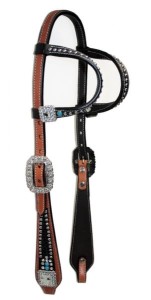 Ogłowie westernowe na dwa ucha