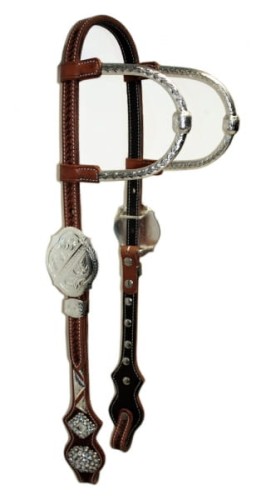 Ogłowie westernowe na dwa ucha