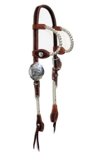 Ogłowie westernowe na dwa ucha