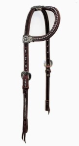 Ogłowie westernowe na jedno ucho