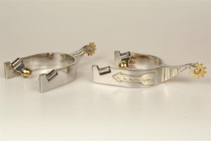 Ostrogi westernowe GERMAN SILVER