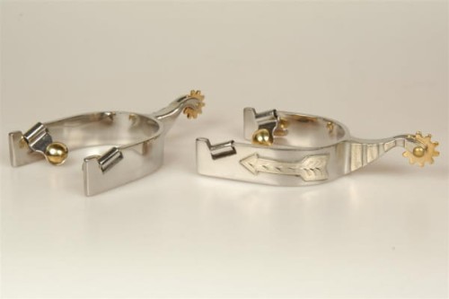 Ostrogi westernowe GERMAN SILVER