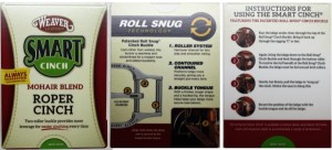 Moherowy popręg westernowy WEAVER