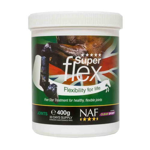 NAF Superflex Powder 800g preparat wspomagający końskie stawy