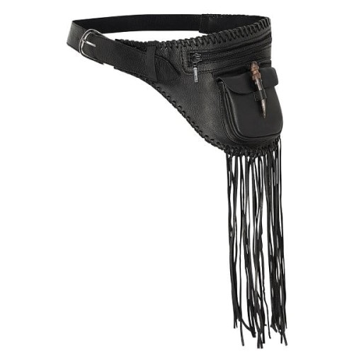 Torba westernowa na pasek, nerka SAKIMA  BLACK