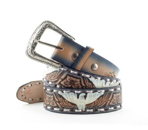 Pasek do spodni westernowy STARS & STRIPES