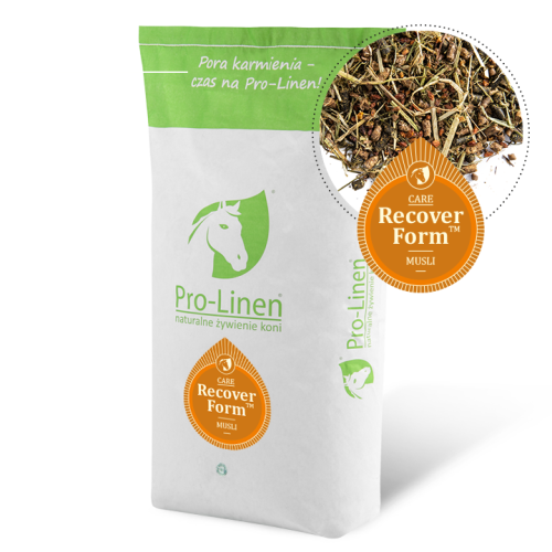 PRO-LINEN Recover Form Musli 15kg niskoskrobiowa, bezzbożowa pasza dla koni wrzodowych
