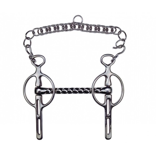 Munsztuk zaprzęgowy "Liverpool Twisted"- rozm. 14,5 cm  - WYSYŁKA 48H