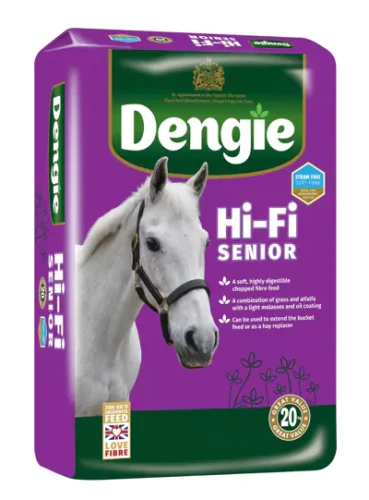 DENGIE HI FI Senior 20kg sieczka dla koni starszych, seniorów
