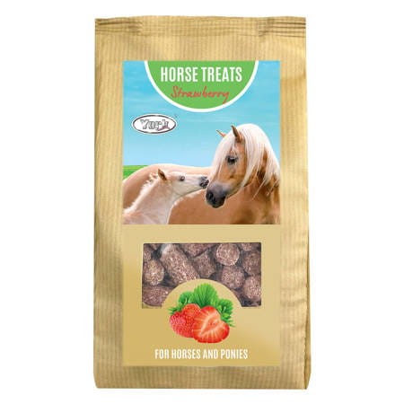 Cukierki dla konia York 1kg truskawkowe