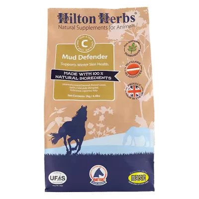 Hilton Herbs Mud Defender 2kg  suplement chroniący nogi koni przed grudą