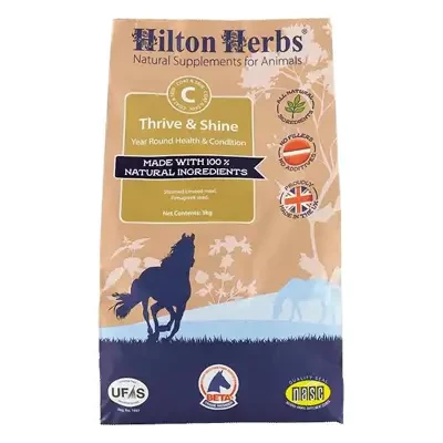 Hilton Herbs Thrive & Shine 3kg suplement na bazie parowanego siemienia lnianego i kozieradki