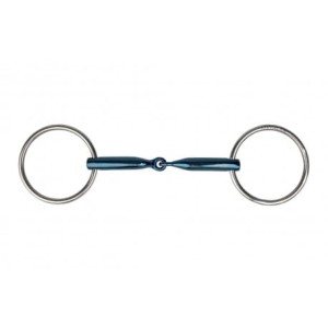 Wędzidło pojedynczo łamane METALAB "ECO BLUE"