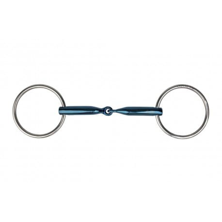 Wędzidło pojedynczo łamane METALAB "ECO BLUE"