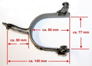 Ostrogi westernowe "HYX" Show Sporen