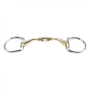 Wędzidło podwójnie łamane  KAUGAN-SHAPED 14 MM