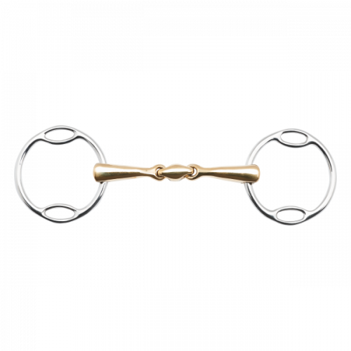 Wędzidło podwójnie łamane KAUGAN®-SHAPED, 16 MM 