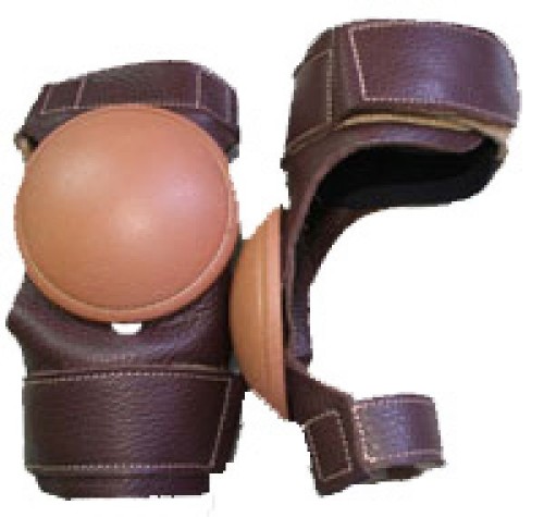 Ochraniacze skid boots skórzane