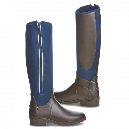 BUTY STAJENNE ZIMOWE  CALGARY, BRAUN/NAVY