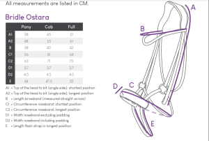 Ogłowie anatomiczne QHP Q-Cross "Sedna"
