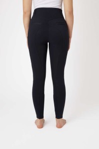 Bryczesy damskie z wysokim stanem, z silikonowym lejem Horze Mira