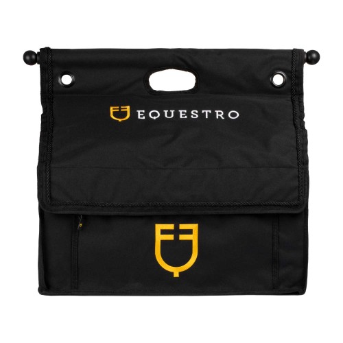 Torba jeździecka na akcesoria do czyszczenia Equestro - czarna