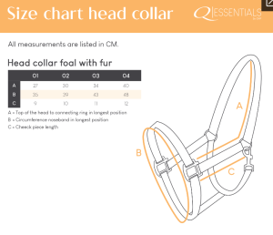 Kantar źrebięcy z futerkiem QHP 
