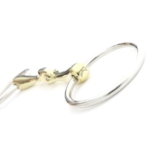 Wędzidło podwójnie łamane "KavalBit"- Lock Up, 12 mm