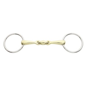 Wędzidło podwójnie łamane "KavalBit"- Lock Up, 12 mm