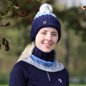 Czapka z kominem Horsenjoy Kaja młodzieżowa 